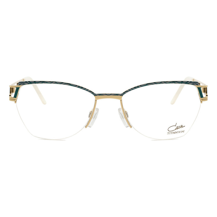 Cazal 1266 Eyeglasses 002 Turquoise Blue Gold 53mm Unisex Cazal 1266 Eyeglasses 002 Turquoise Blue Gold 53mm Unisex